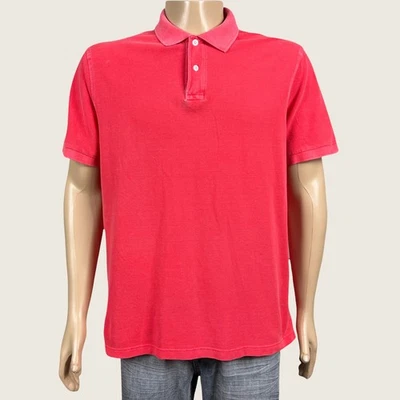 Camisa Polo de Golf Merona Ultimate Coral Rosa Salmón Lavado al Sol Talla GRANDE Foto 1 de 4