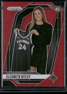 2024 Panini Prizm WNBA #140 Elizabeth Kitley Red Prizms #/299 - Picture 1 of 2