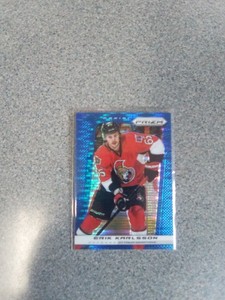 erik karlsson 2013 2014 Prizm Blue Prizm # 69