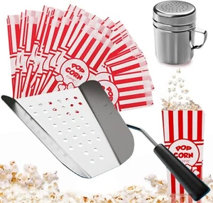 Pacchetto Ultimate Popcorn Machine Supplies - Scoop, Shaker per condimento, Borsa da 100 1 oncia - Foto 1 di 7