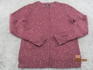 Rusty Jumper/Pullover Small Tight Knit Round Neck Long Sleeve Dark Red - Picture 1 of 15