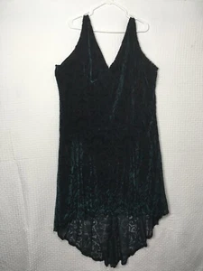 Venus Y2K Velvet Fairycore Hi-Low Whimsygoth Dress 3X Sleeveless V-Neck Midi - Picture 1 of 11