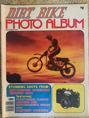 1976 Dirt Bike Magazine Photo Album Special Edition Vintage Motocross Speedway - Image 1 of 2