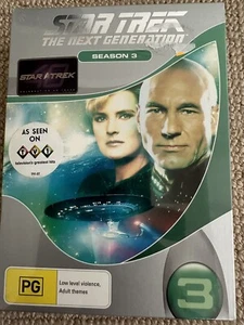 Star Trek Next Generation ~ Complete Season 3 ~ Patrick Stewart ~ NEW/Sealed ~R4 - Picture 1 of 2