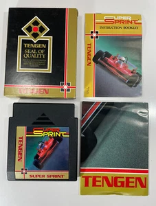 Super Sprint (Nintendo Entertainment System, 1989) SLEEVE, MANUAL, POSTER, CART - Picture 1 of 6