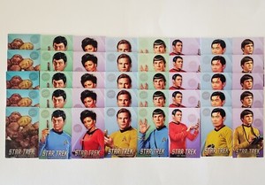 Dave & Busters Star Trek Cards 5 Complete Full Set Rare Tribbles Original Series