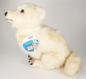Discovery Channel Wild Life Akur the Arctic Fox White Stuffed Animal Plush Toy