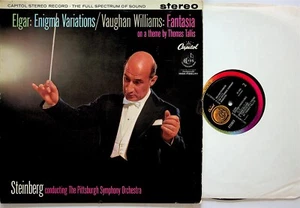 SP 8383 UK Stereo- Elgar Enigma Variations/Vaughan Williams- Steinberg LP (EX+) - Picture 1 of 2