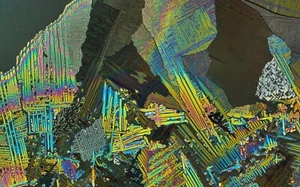 Mikroskopobjektträger für polarisiertes Licht KALIUMTHIOCYANAT - Bild 1 von 4