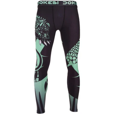 Dokebi Jungle BJJ Grappling Spats - Green - Image 1 of 3