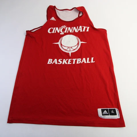 Cincinnati Bearcats adidas Practice Jersey Basketball Men's XL+2 Red Used Cover
