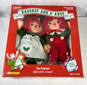 Raggedy Ann & Andy Special Holiday Edition 1990 Playskool 70227 Nuovo con scatola - Foto 1 di 7