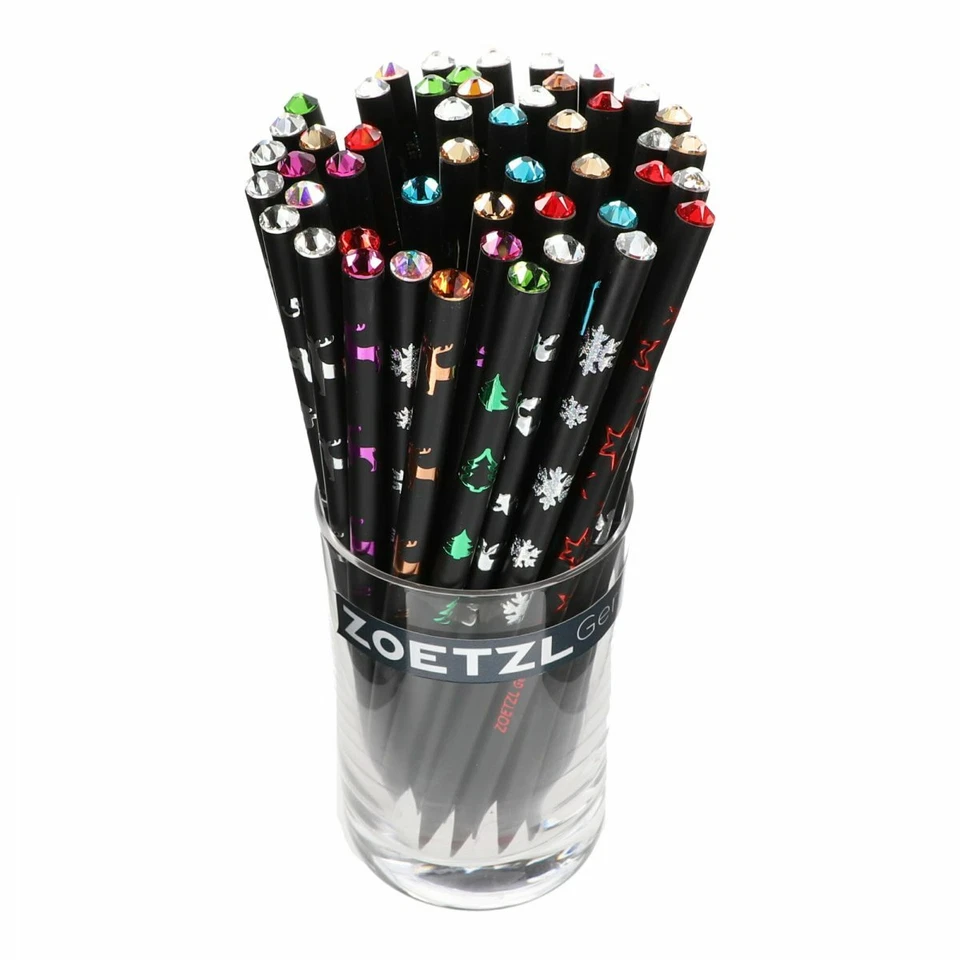 Hochwertiger Bleistift  Bleistifte Weihnachten Engel Stern Baum mit Kristall - Bild 1 von 1