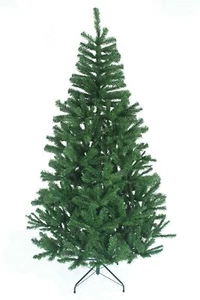Artificial Xmas Tree Christmas Green Spruce Pine Fir 5/6/7ft Stand Decoration - Picture 1 of 3