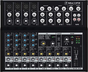 Mackie Mix12FX 12-Channel Compact Mixer W/FX Proven Performance Built Rugged - Picture 1 of 4