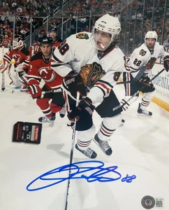 MVP Patrick Kane SIGNED Chicago BlackHawks 8X10 PHOTOGRAPH BECKETT COA BE77674 - Picture 1 of 2