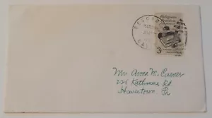 Pescadero California to Havertown Pennsylvania March 28 1958 postal cover - Picture 1 of 2
