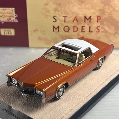 Sello 1/43 GLM 1970 Cadillac Fleetwood Eldorado Cinnamon Firemist STM70002 Foto 1 de 3
