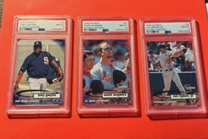 1998 Skybox Dugout Access 8 Stars - PSA 8 - w/Griffey, Jeter, Ripken, Gwynn ! - Picture 1 of 6