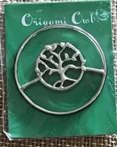 Origami Eule Legacy Living Medaillon XLarge Size Medaillon Fenster Teller - Bild 1 von 1