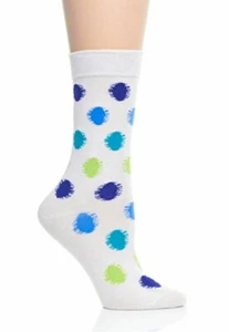 Hue Womens Solid Femme Top Crew Socks, Sailor, One Size - NEW - Picture 1 of 1
