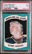 1982 Wrestling All Stars Series B #16 BOBBY HEENAN PSA 7 NM  " The Brain" 🧠