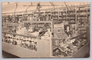 1950s Deal, New Jersey - Interior Pharmacy - Artvue Collotype Unposted Postcard - Picture 1 of 7
