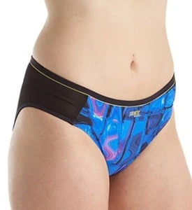 NWT Panache Sports Brief Panty 7342 Cyber Prints Womens Size L - Picture 1 of 9