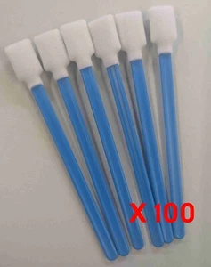Foam Tip Printer Cleaning Swabs x 100 - For DTF/ DTF/ UV Printers - Afbeelding 1 van 1