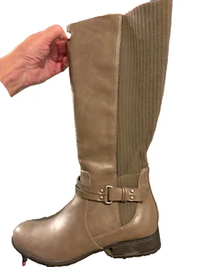 wb- Life Stride Womens GRAY high boots 9. NEW - Picture 1 of 6