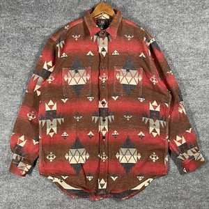 VINTAGE Ralph Lauren RRL Doppel RL Jacquard Arbeitshemd groß südwestlich aztekisch - Bild 1 von 19