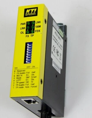 Kti KCD-300-T Industry Media Converter 10/100 Mbps RJ45 / St MM 2 - Image 1 of 4