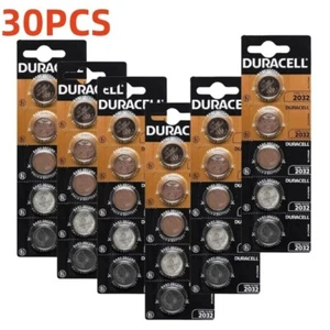 Piles Duracell- CR 2032 - 30 Piles- CR2032 DL2032 BR2032 ECR2032 EL2032 . - Imagen 1 de 7