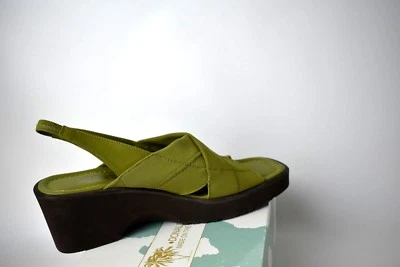 Donald J Pliner CAYA-B87 KIWI MALLA ELÁSTICA VERDE Sandalias con Cordones Talla 9,5 M ¡NUEVAS! Foto 1 de 4
