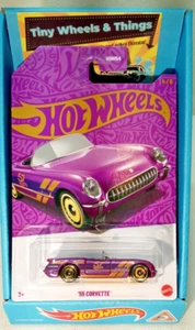 '55 Corvette 4/6 Hot Wheels 2025 JDM23 Purple & Gold Series - Picture 1 of 8