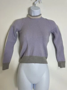 PRADA Purple W/ Grey And White Wool Sweater Childs Read Description - Picture 1 of 8