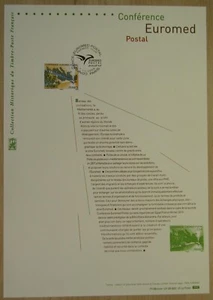 Document Philatélique 1er Jour : 20 2009 - Conférence Euromed Postal - Imagen 1 de 1