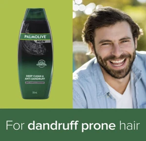 Palmolive Men 2 in 1 Hair Shampoo and Conditioner, 350mL With Natural Charcol - Picture 1 of 7