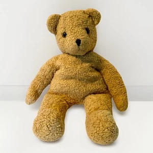 "Oso de peluche TY 1991 peluche marrón rizado 24"" vintage hecho a mano" - Imagen 1 de 8