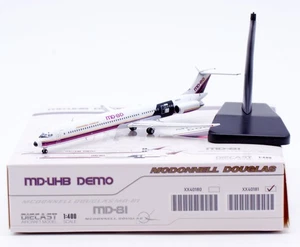 1:400 JC Wings MCDONNELL DOUGLAS MD-81 House Color N980DC Diecast Flugzeugmodell - Bild 1 von 14