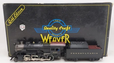 Weaver 8421 Brass PRR H-10 2-8-0 Consolidation Steam Loco & Tender - 3 Rail EX - Image 1 of 4