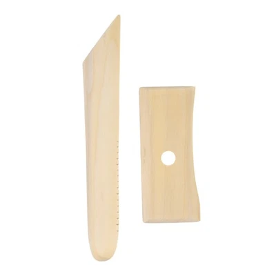 2 costillas de cerámica 12,7 cm 18 cm madera arcilla cerámica herramienta de escultura Foto 1 de 4