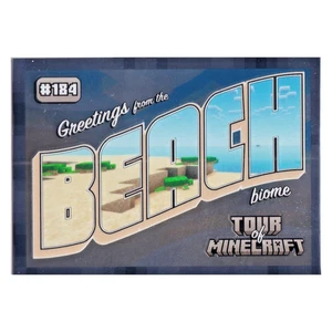 2024 Panini Minecraft Beach Biome #184 Optichrome Parallel - Picture 1 of 3