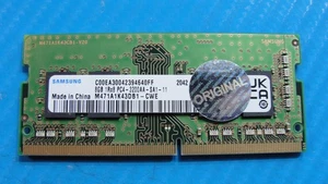 Lenovo 3 15IIL05 Samsung 8GB 1Rx8 PC4-3200AA Memoria RAM SO-DIMM M471A1K43DB1-CWE - Imagen 1 de 2