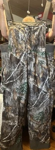 Realtree Edge Camouflage Bib Overalls Men XL Hunting Fishing Outdoor New No Tag - Picture 1 of 4