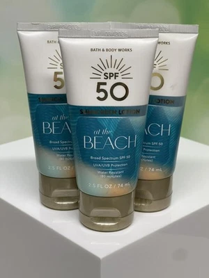 Солнцезащитный лосьон x3 Bath & Body Works TRAVEL At The Beach SPF 50 - Изображение 1 из 2