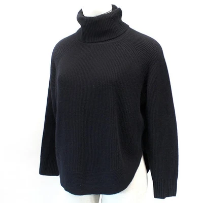 Universal Standart Wool Sweater Black Chunky Knit Cozy Preppy Medium - Image 1 of 4