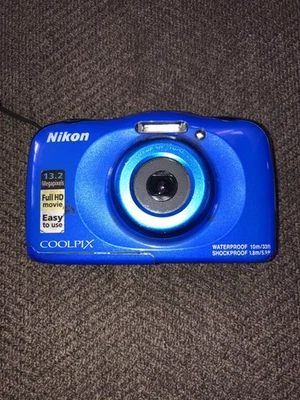 Nikon Coolpix W100 Blue  Digital Camera UNTESTED - Image 1 of 4