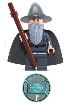 LEGO GREY GANDALF 71200 minifigure figure dimensions LOTR hobbit wizard-NEW - Image 1 of 2
