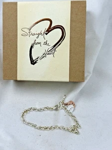Neu im Karton Sterlingsilber Bettelarmband direkt aus dem Herzen 100 $ UVP 7,5" - Bild 1 von 13
